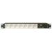 TINYCONTROL rackový distribuční modul síťového napájení 7port, měření spotřeby, MQTT, 1wire a I2C, 2 digitáln LANLIS-007