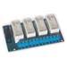 TINYCONTROL rozšiřujicí deska 4x relé 250VAC/16A pro LK3 a LK4 GSMKON-010