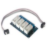 TINYCONTROL rozšiřujicí deska 4x relé 250VAC/16A pro LK3 a LK4 GSMKON-010