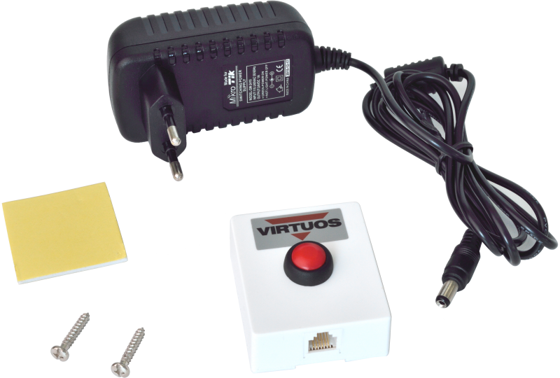 Tlačítko pro otvírání pokladních zásuvek, plastové bez kabelu EVA0005