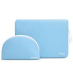 Tomtoc puzdro Lady Shell Series with Pouch pre Macbook Pro/Air 13" - Blue A27-C02B01