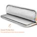 Tomtoc puzdro Lady Sleeve with Pouch pre Macbook Pro 14" 2021 - Orange A23D2O1