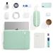 Tomtoc puzdro Lady Sleeve with Pouch pre Macbook Pro 14" 2021 - Turquoise A23D2T1