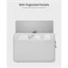 Tomtoc puzdro Light Sleeve pre Macbook Air 15" 2023 - Light Gray A18E3G1