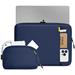 Tomtoc puzdro Recycled Sleeve with Pouch pre Macbook Pro 16" 2021/2023 - Navy Blue A13F2BV