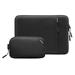 Tomtoc puzdro Recycled Sleeve with Pouch pre Macbook Pro/Air 13" - Black A13C2DV
