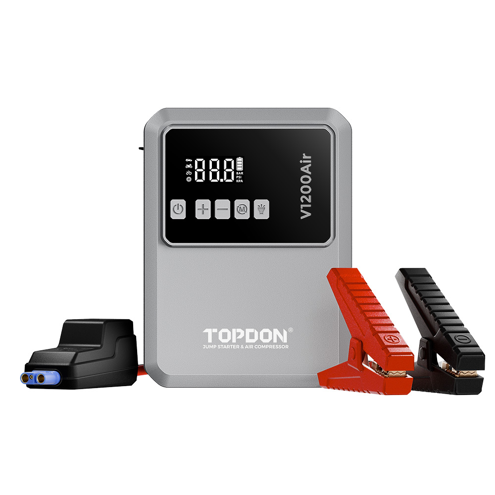 TOPDON Car Jump Starter JumpSurge V1200air/10000mAh/1200A/6,0l benzín/4,5l nafta TOPV1200AIR