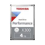 Toshiba HDD Desktop X300 4TB, 3,5", 7200rpm, 256MB, SATA 6GB/s HDWR440UZSVA