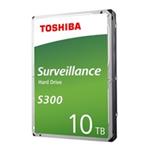 Toshiba S300 Surveillance - Pevný disk - 10 TB - interní - 3.5" - SATA 6Gb/s - 7200 ot/min. - vyrov HDWT31AUZSVA