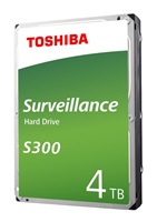 Toshiba S300 Surveillance - Pevný disk - 4 TB - interní - 3.5" - SATA 6Gb/s - 5400 ot/min. - vyrovn HDWT140UZSVA
