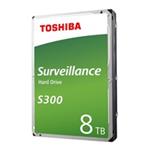 Toshiba S300 Surveillance - Pevný disk - 8 TB - interní - 3.5" - SATA 6Gb/s - 7200 ot/min. - vyrovn HDWT380UZSVA