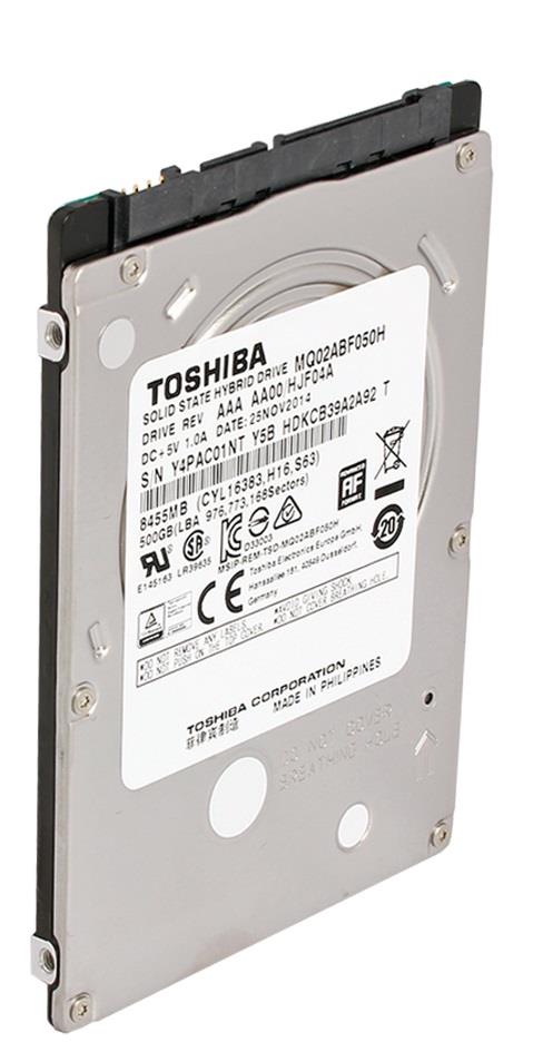 Toshiba SSHD 2.5'' 500GB, SATA/600, 64MB cache / 8GB SSD, 5400RPM MQ02ABF050H