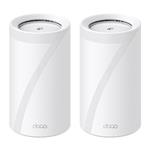 TP-Link Deco BE85(2-pack) WiFi7 Mesh(BE22000,2,4GHz/5GHz/6GHz,1x10GbELAN/WAN,1xSFP+/10GbELANcombo,2x2,5GbELAN/WAN,1xUSB)