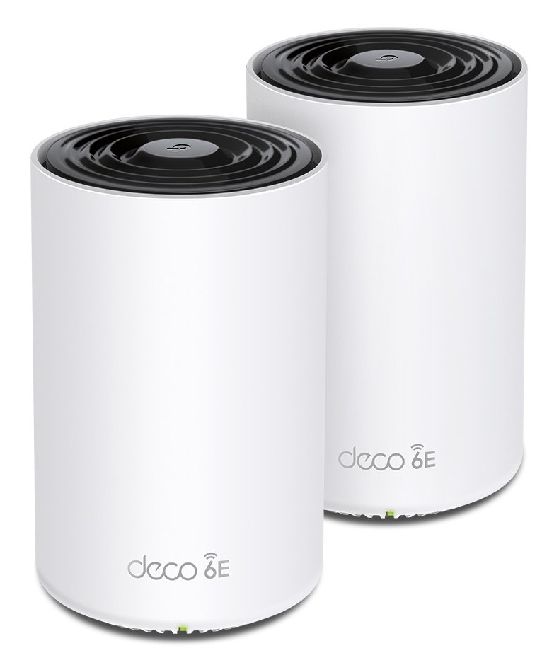 TP-Link Deco XE75 Pro(2-pack) WiFi6E Mesh (AXE5400,2,4GHz/5GHz/6GHz,1x2,5GbELAN/WAN,2xGbELAN)