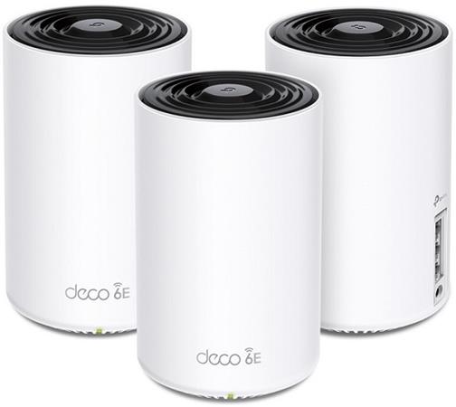 TP-Link Deco XE75 Pro(3-pack) WiFi6E Mesh (AXE5400,2,4GHz/5GHz/6GHz,1x2,5GbELAN/WAN,2xGbELAN)