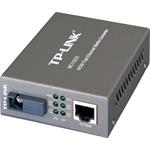TP-LINK MC112CS 10/100Mbps RJ45 to 100Mbps Single-mode SC Fiber Converter,Full-duplex,Tx:1310nm,Rx:1550nm,Up to 20km