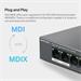 TP-Link Mercusys MS108GP Switch 8-Port, 7× Gigabit PoE+, 1× GLAN, 802.3af/at, 65 W