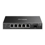 TP-Link OMADA switch SG2206MP (5xGbE,1xSFP,4xPoE+,63W,fanless)