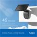 TP-LINK "Solar-Powered Security Camera Kit1 × Tapo C411, 1 × Tapo A201SPEC: 2K (2304x1296), 2.4 GHz, Solar Tapo C411 KIT