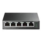 TP-LINK stolový switch TL-SG1005LP PoE(4- porty), 1000Mbps, auto MDI/MDIX
