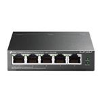 TP-LINK stolový switch TL-SG1005LP PoE(4- porty), 100Mbps, auto MDI/MDIX TL-SF1005LP