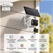 TP-Link Tapo C645D KIT venkovní/outdoor otočná kamera (2x 3MP, 2K 1296p, IR 10m, WiFi, micro SD card)