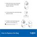 TP-LINK "Tapo Robot Vacuum Disposable Dust BagSPEC: 3L Disposable Dust Bag ×5Suitable for Tapo RV30 Max Plu Tapo RVA202