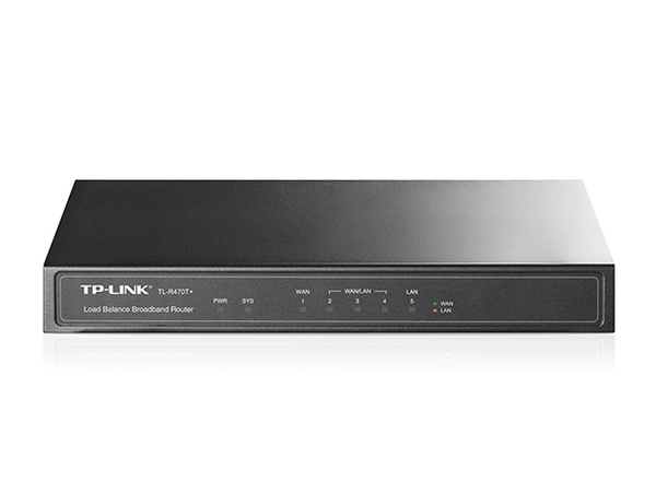 TP-Link TL-R470T+ 5-port Multi-Wan Router,4x WAN,Load Balance, Advanced firewall