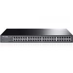 TP-LINK TL-SF1048 48-Port 10/100M Switch, 48 10/100M RJ45 Ports, 1U 19-inch Rack-mountable Steel Case