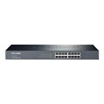 TP-LINK TL-SG1016 16-Port Gigabit Switch, 16 Gigabit RJ45 Ports, 1U 19-inch Rack-mountable Steel Case