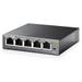 TP-LINK TL-SG105E 5-Port Gigabit Easy Smart Switch, 5 Gigabit RJ45 Ports, Desktop Steel Case, MTU/Port/Tag-based VLAN