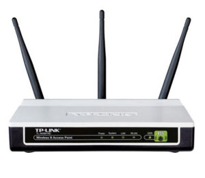 TP-LINK TL-WA901ND Wireles AccesPoint, 300 Mbps, MIMO, PoE, Repeater, Client, Bridge, Multi-SSID s VLAN, 3 odním.antén