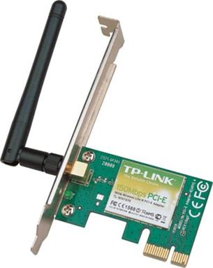 TP-LINK TL-WN781ND Wireless N PCI Express 150Mbps Adapter, 802.11n/g/b, odnímatelná anténa