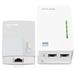 TP-Link TL-WPA4220KIT Starter Kit (2ks) nano adaptér + opakovač, 300m, biela, TP-LINK TL-WPA4220 KIT