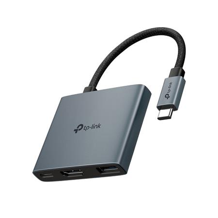 TP-LINK "USB Type-C 3-Port HubSPEC: 1 × USB-C Connector?1 × HDMI 4K 60Hz Port?1 × USB-C PD 100W Port?1 × USB-A 3 UH3020C