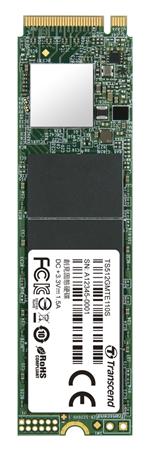 Transcend 110S SSD 512GB, M.2 2280,PCIe Gen3x4, 3D TLC, DRAM-less TS512GMTE110S