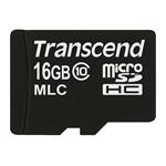 Transcend 16GB microSDHC (Class 10) MLC průmyslová paměťová karta (bez adaptéru), 20MB/s R, 16MB/s W TS16GUSDC10M