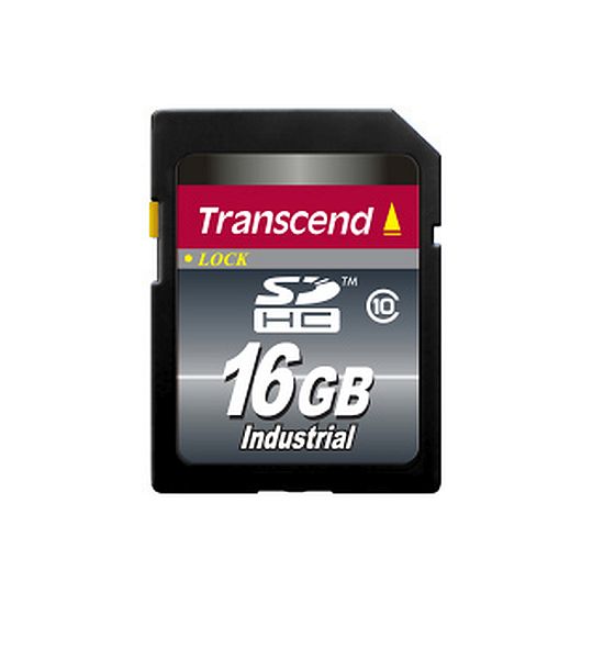 Transcend 16GB SDHC průmyslová paměťová karta, Class 10 TS16GSDHC10I