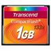 Transcend 1GB CF Card (133X) TS1GCF133