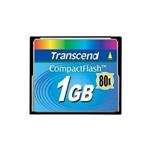 Transcend 1GB CF Card (80X) compact flash memory card TS1GCF80