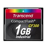 Transcend 1GB INDUSTRIAL CF300 CF CARD, high speed 300X paměťová karta (SLC) TS1GCF300