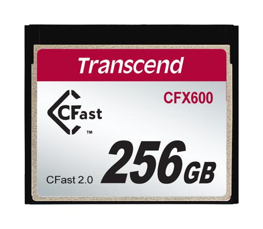 Transcend 256GB CFast 2.0 CFX600 paměťová karta (MLC) TS256GCFX600