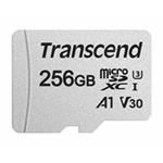 Transcend 256GB microSDXC 300S UHS-I U3 V30 A1 (Class 10) paměťová karta (s adaptérem), 95MB/s R, 45MB/s TS256GUSD300S-A