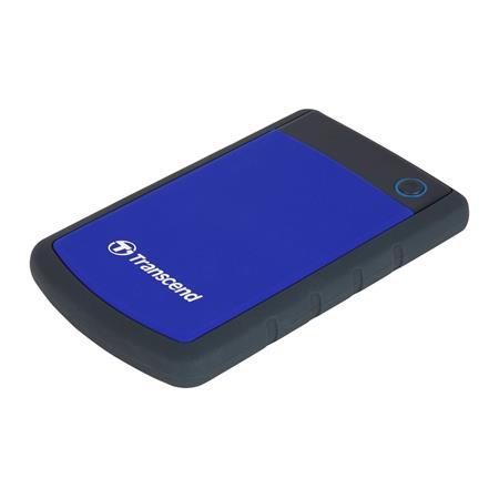 TRANSCEND 2TB StoreJet 25H3B, USB 3.0, 2.5” Externí odolný hard disk, černo/modrý TS2TSJ25H3B