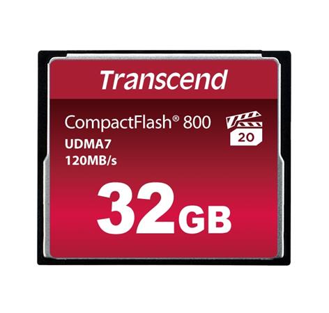 Transcend 32GB CF (800X) paměťová karta TS32GCF800