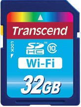 Transcend 32GB WIFI SDHC (Class 10) paměťová karta TS32GWSDHC10