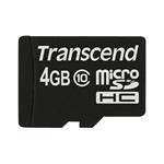 Transcend 4GB microSDHC (Class 10) paměťová karta (bez adaptéru) TS4GUSDC10