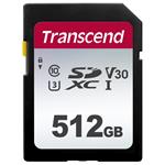 Transcend 512GB SDXC 300S (Class 10) UHS-I U3 V30 paměťová karta, 95 MB/s R, 45 MB/s W TS512GSDC300S