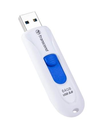 Transcend 64GB JetFlash 790W, USB 3.0 flash disk, bílo/modrý TS64GJF790W