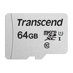 Transcend 64GB microSDXC 300S UHS-I U1 (Class 10) paměťová karta (s adaptérem) TS64GUSD300S-A